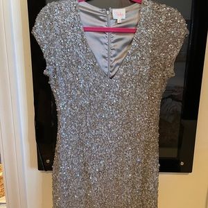 Silver Sequins Dress
